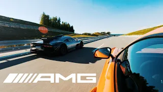 Mercedes-AMG ONE – Performance Duel with the Mercedes-AMG GT Black Series