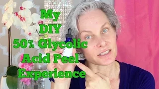 My DIY 50% Glycolic Acid Peel Experience