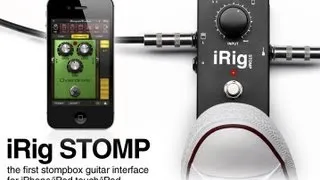 CES 2012 - iRig Stomp - Guitar Pedal for your iPhone / iPad / iPod - IK Multimedia