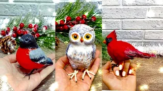 Как сделать ПТИЧЕК своими руками БЫСТРО и ПРОСТО 3 ИДЕИ Поделки BIRD crafts DIY