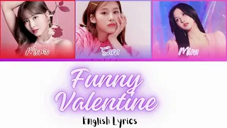 Misamo - Funny Valentine English Lyrics (Color coded lyrics)