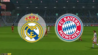 Real Madrid  VS  Bayern München - UEFA Champions League || Pro Evolution Soccer™ 6 - PPSSPP
