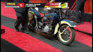 1936 Harley-Davidson EL Knucklehead Sells for $190,000 // Mecum Las Vegas Motorcycles 2022