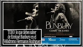 Enrique Bunbury en el Autódromo Hermanos Rodríguez || INFO de #EnriqueBunbury en la CDMX