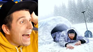 Paluten REAGIERT auf 1 Nacht im Iglu