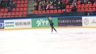 Alena Kostornaia//FP in training before Internationaux de France