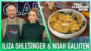 Super Fast & Healthy Kale Rice Noodle Salad By Iliza Shlesinger & Chef Noah Galuten