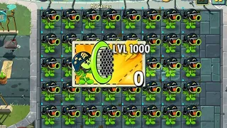 PvZ 2 Challenge - 40 Plants Level 100 Power Up Vs Duckytube Zombies 5 Million HP - Who will win?