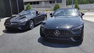 All New 2022 Mercedes-AMG SL63 AMG Compared to 2020 SL550 - R232 vs R231