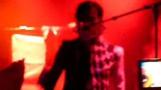IAMX - Spit It Out - live @ ULU, London,  20/03/10 [gold sequinned megaphone]