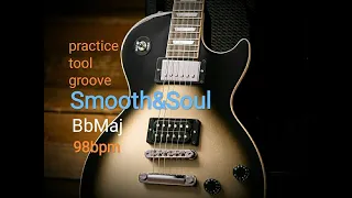 Neo Soul Guitar Backing track - smooth jazz jam track - Bbmaj - 98bpm