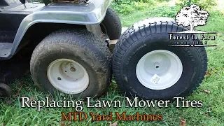 Replacing Lawn Mower Tires