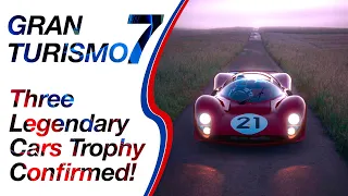 Gran Turismo 7 - 3 Legendary Cars Trophy Confirmed (GT7 Unlocking Three Legendary Cars Trophy)