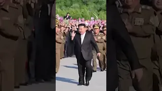 Kim Jong Un Arrives to Fanfare at North Korean Defense Agency