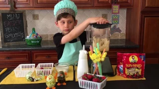 Easter Berry Smoothie | Healthy Smoothies | Kids in the kitchen