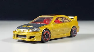 Hot Wheels Mainline Review: Honda Civic SI | 2024 HW J Imports