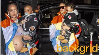 Rihanna's Baby Bump & LV: A Parisian Shopping Spree Turned Dinner Delight!