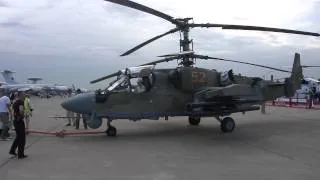 Парковка Ка-52 на МАКС 2011