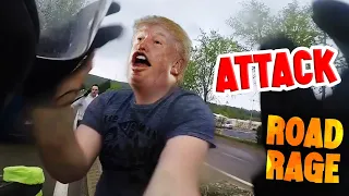 Stupid, Crazy & Angry People VS Bikers - Angry Man Attack Rider 2021