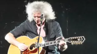 QUEEN + Adam Lambert "Somebody to Love" "Love of My Life" Brian May Sing-Along Hammersmith Apollo