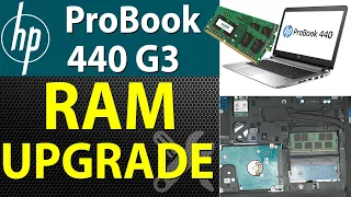 How to Upgrade RAM for HP ProBook 440 G3 Laptop