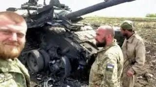 A Russian T-72B3 Obr - 2016 Tank Was Captured By The Ukrainian Forces On the Eastern Front