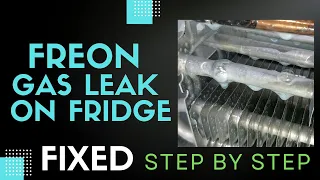Fridge Freon leak and how to detect it