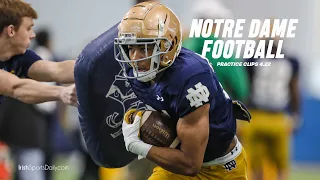 Notre Dame Football Practice Clips | 4.22