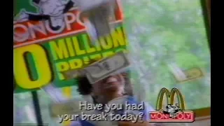 1995 McDonald's Commercial   Monopoly