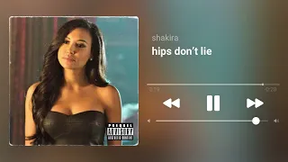hips don’t lie - shakira audio edit
