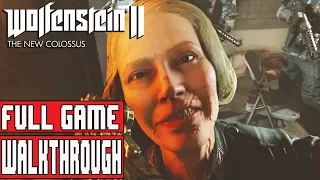 WOLFENSTEIN 2 THE NEW COLOSSUS Gameplay Walkthrough Part 1 FULL GAME No Commentary