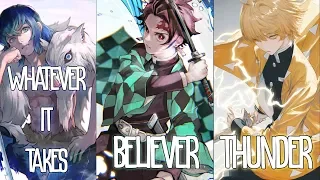 「Nightcore」→ Believer ✗ Thunder ✗ Whatever It Takes (Switching Vocals)