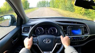 2014 Toyota Highlander GSU55L 3.5 (249) 2GR-FE POV TEST DRIVE