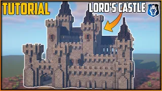 Minecraft How to Build a Lord's Castle (Tutorial)