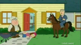 Family Guy - Peter Practice's Rodeo On Meg & Chris