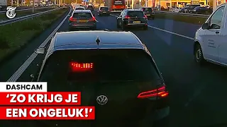 Bizar! Politie zoekt confrontatie op snelweg