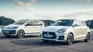 Volkswagen Up GTI vs Suzuki Swift Sport | Drag Races | Top Gear