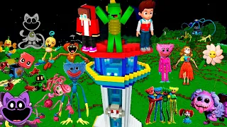 ALL SCARY MONSTERS FROM Poppy Playtime vs Paw Patrol Security House JJ and Mikey Maizen Chapter 3