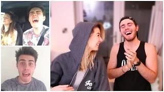 ZALFIE REACTING TO MY CRINGEY VINES