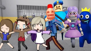 EL TEAM ANORMAL PASA LOS 5 MEJORES OBBYS(Barry Prison,Rainbow Friends,Miss Anitron,Siren Cop ROBLOX)