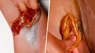 Bikini And Harmpits Sugar Wax Compilation