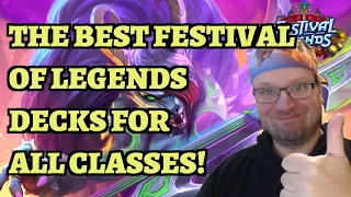 The BEST Early Festival of Legends Decks for ALL CLASSES! Hearthstone Meta Report