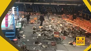 Boxe à Levallois:  bagarre générale entre spectateurs, la salle évacuée