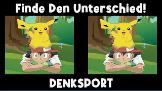 Pokémon Pikachu - Bilder Rätsel 🔎 Finde den Fehler 🔍