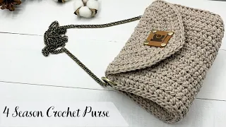 4 Season Crochet Purse ( Free Pattern )