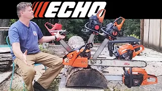 All My ECHO Chainsaws!