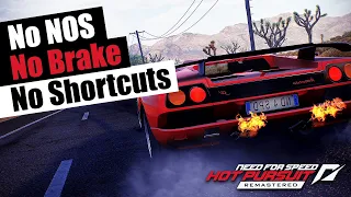 Can You Win Without NOS, Brake and Shortcuts?! Lamborghini Diablo SV - NFS Hot Pursuit Remastered 4K