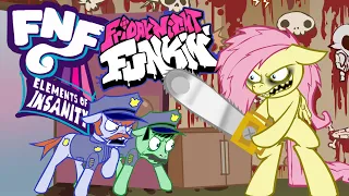 Friday Night Funkin' VS Fluttershy - Elements Of Insanity (SHED UPDATE!!!) (FNF Mod/My Little Pony)