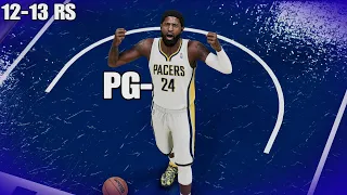 Paul George vs Knicks highlights 12-13 RS | NBA 2k22 | PS5