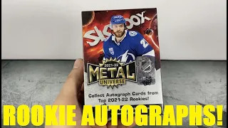 Prospect Hit! Skybox Metal Universe Hockey 2021-22 Blaster Box Opening - Rookie Autograph Inside!